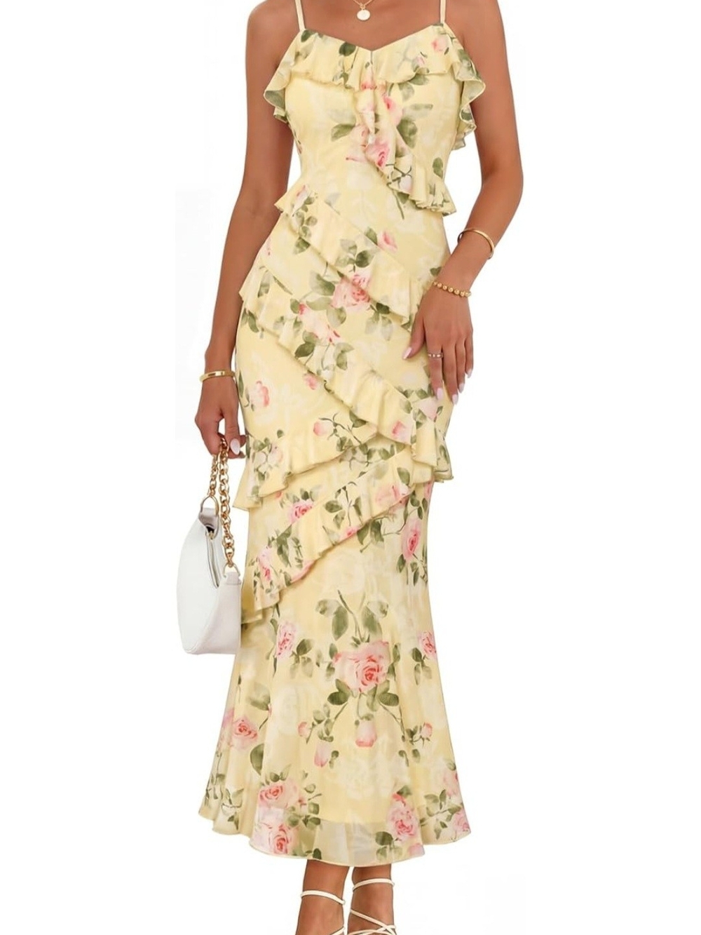 Floral Ruffle Dress